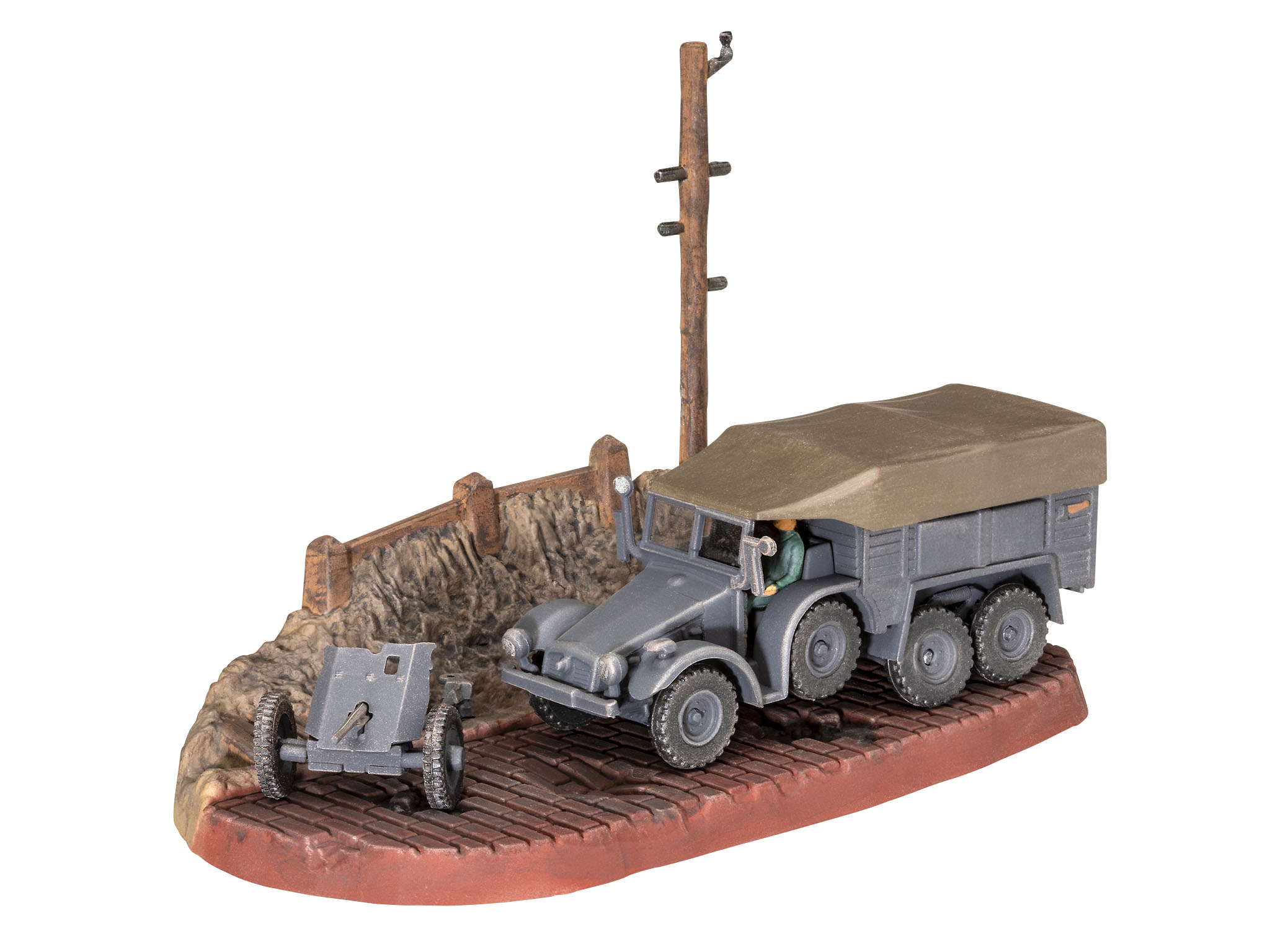 1/76　クルップ・プロッツェ KFZ 69 with 3.7cm Pak