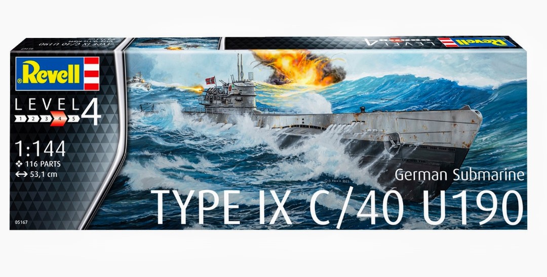 【予約する】　1/144　ドイツ潜水艦 Type IX C/40