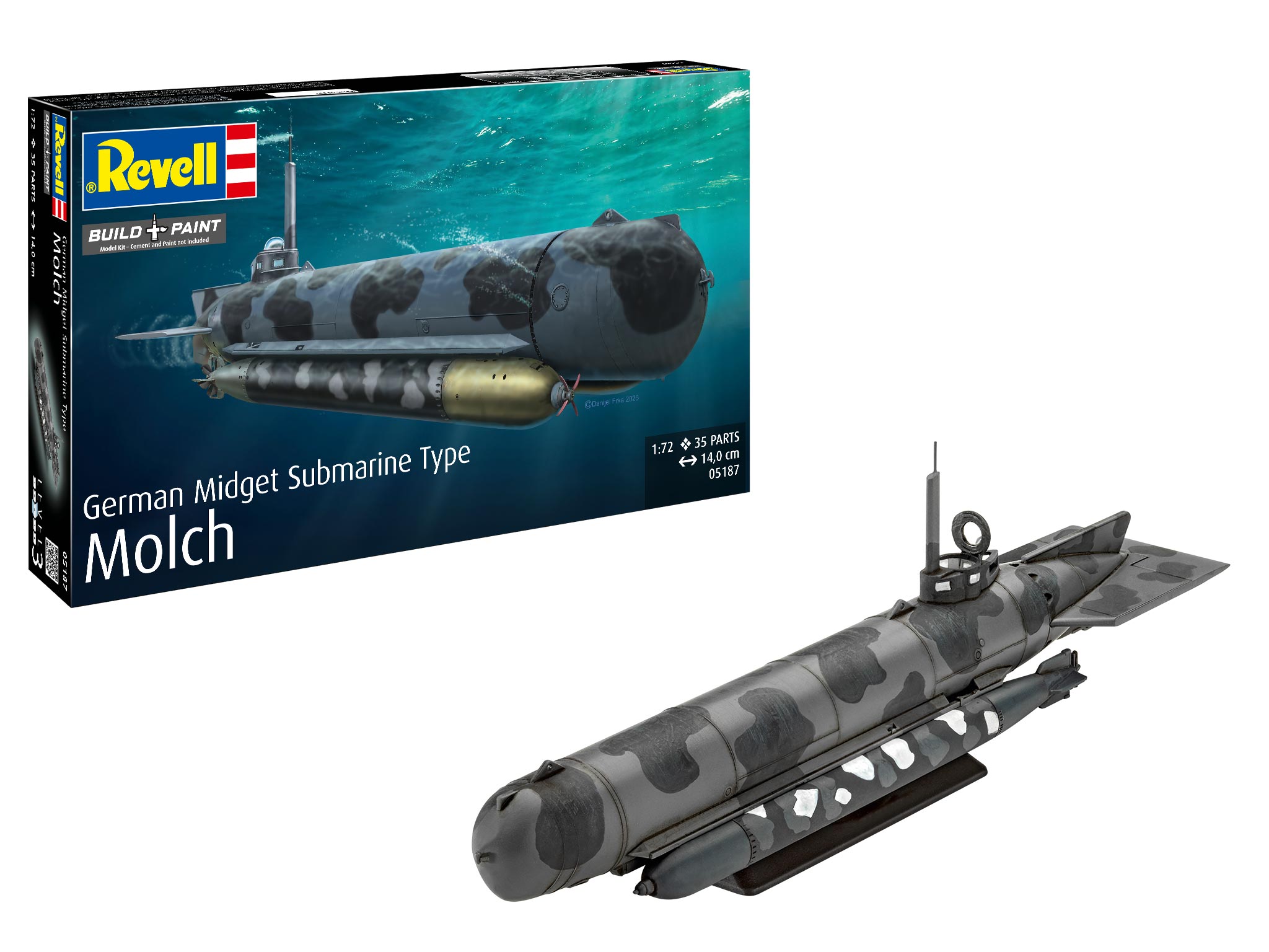 【予約する】　1/72　ドイツ 特殊潜航艇 UボートType “モルヒ”