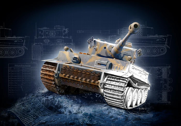 【予約する】　1/72　PzKpfw. VI タイガーI型 E　（ギフトセット）