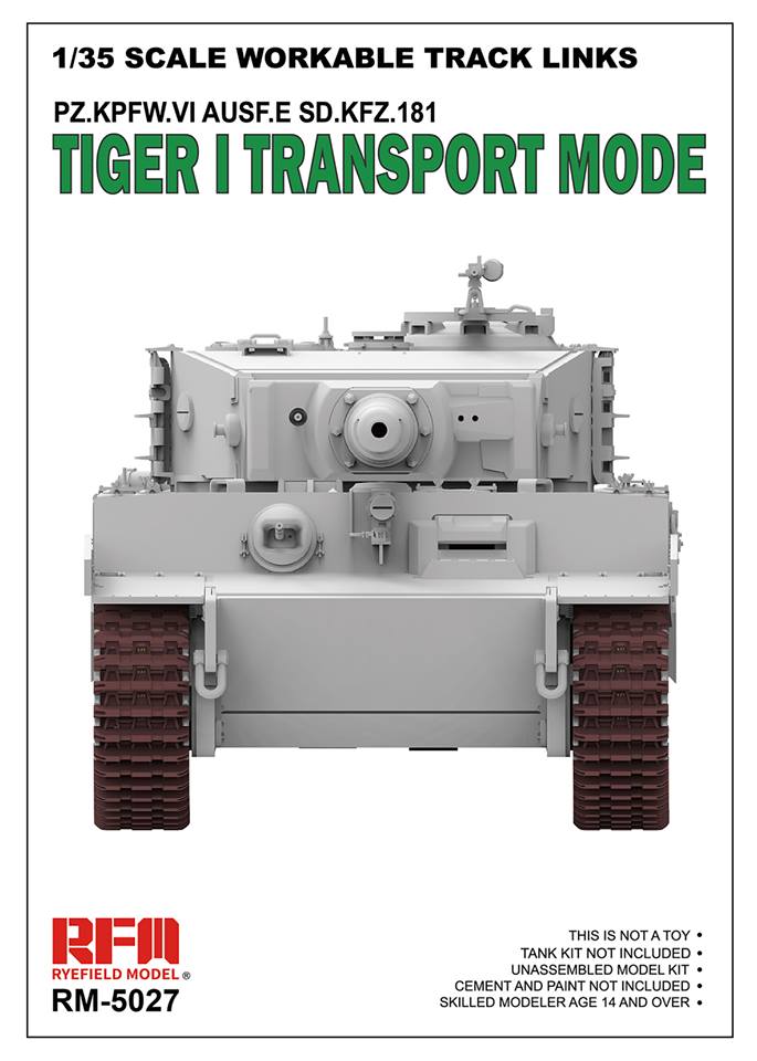 1/35 タイガーⅠ重戦車用 組立可動式履帯 (鉄道輸送用) - ウインドウを閉じる