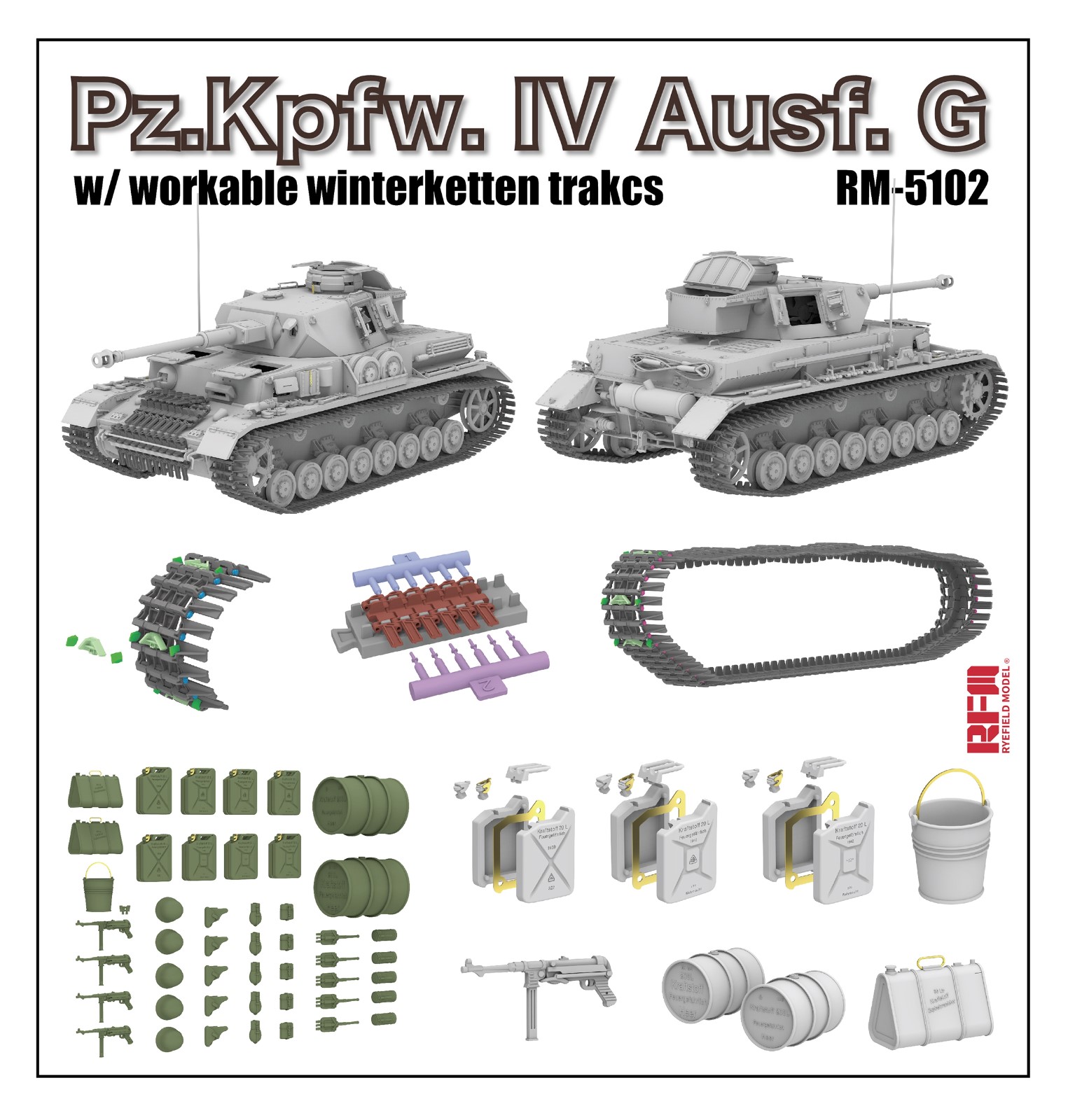 1/35 Ⅳ号戦車 G型w/ヴィンターケッテン