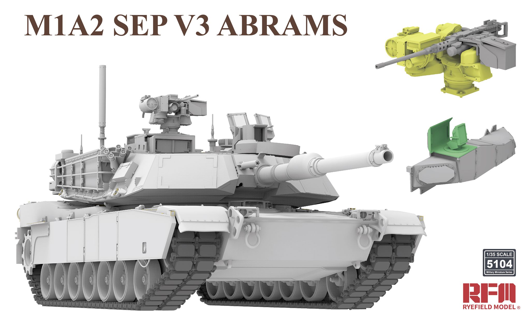 1/35 M1A2 SEP V3 エイブラムス 主力戦車 [RFM5104] - 8,976円 