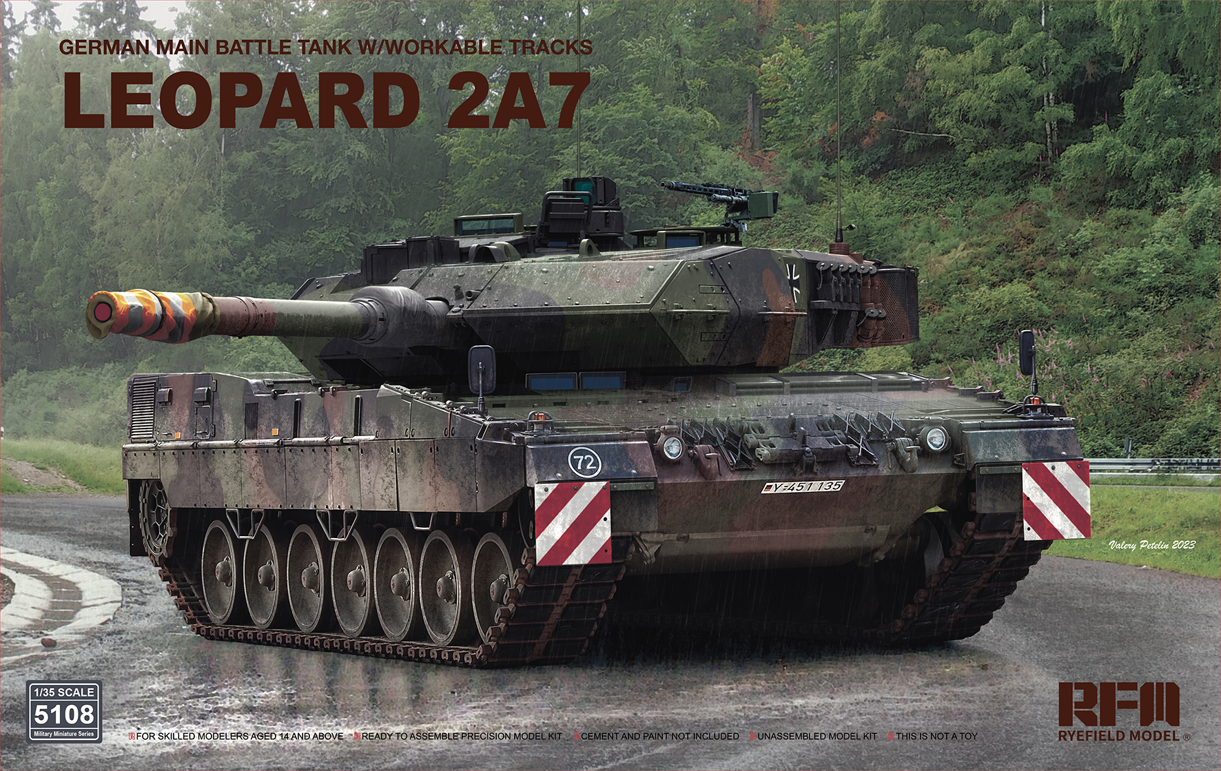 1/35 レオパルド2A7 主力戦車 w/ボーナスパーツ - ウインドウを閉じる
