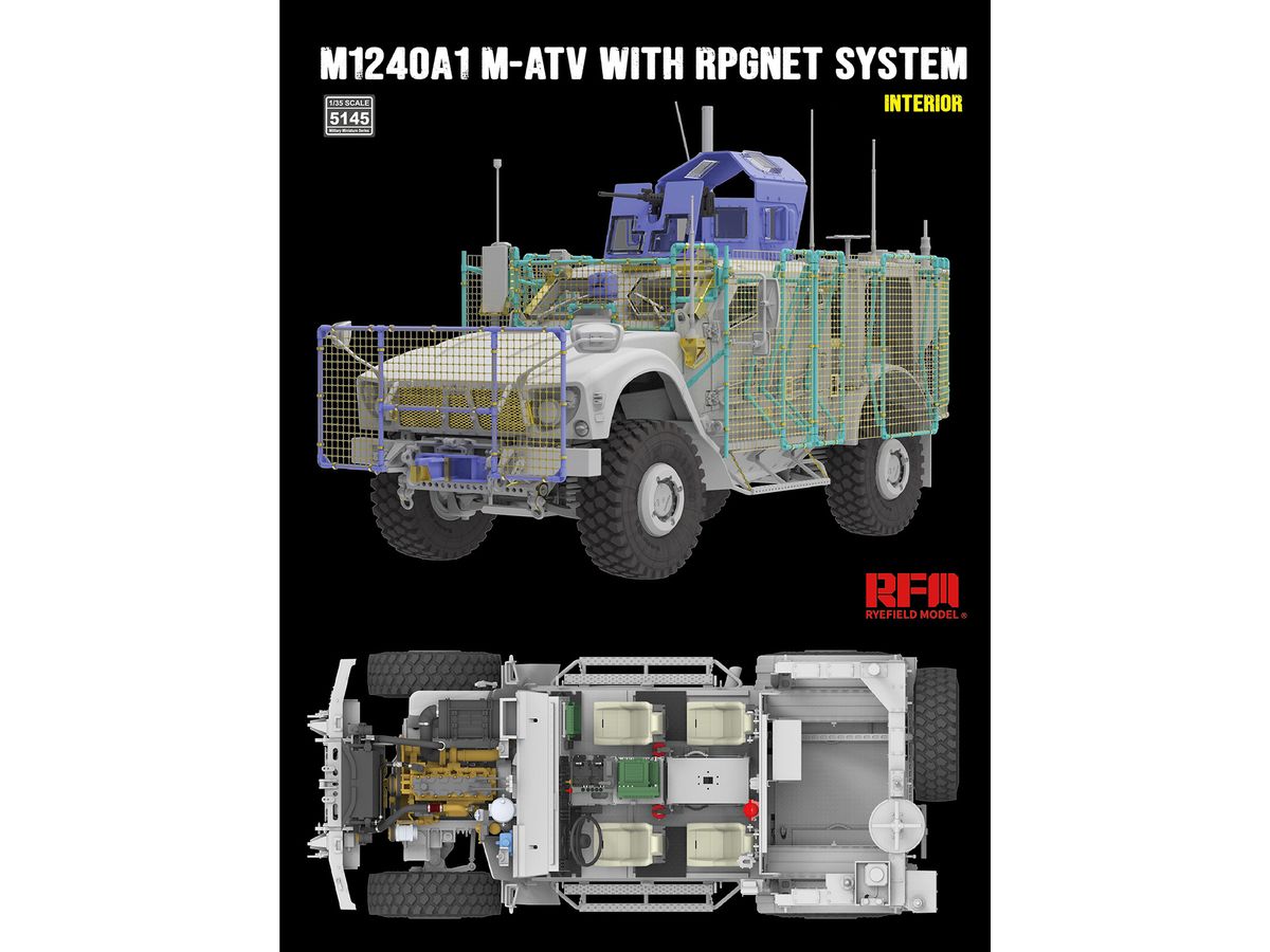 1/35 M1240A1 M-ATV w/RPGNet システム