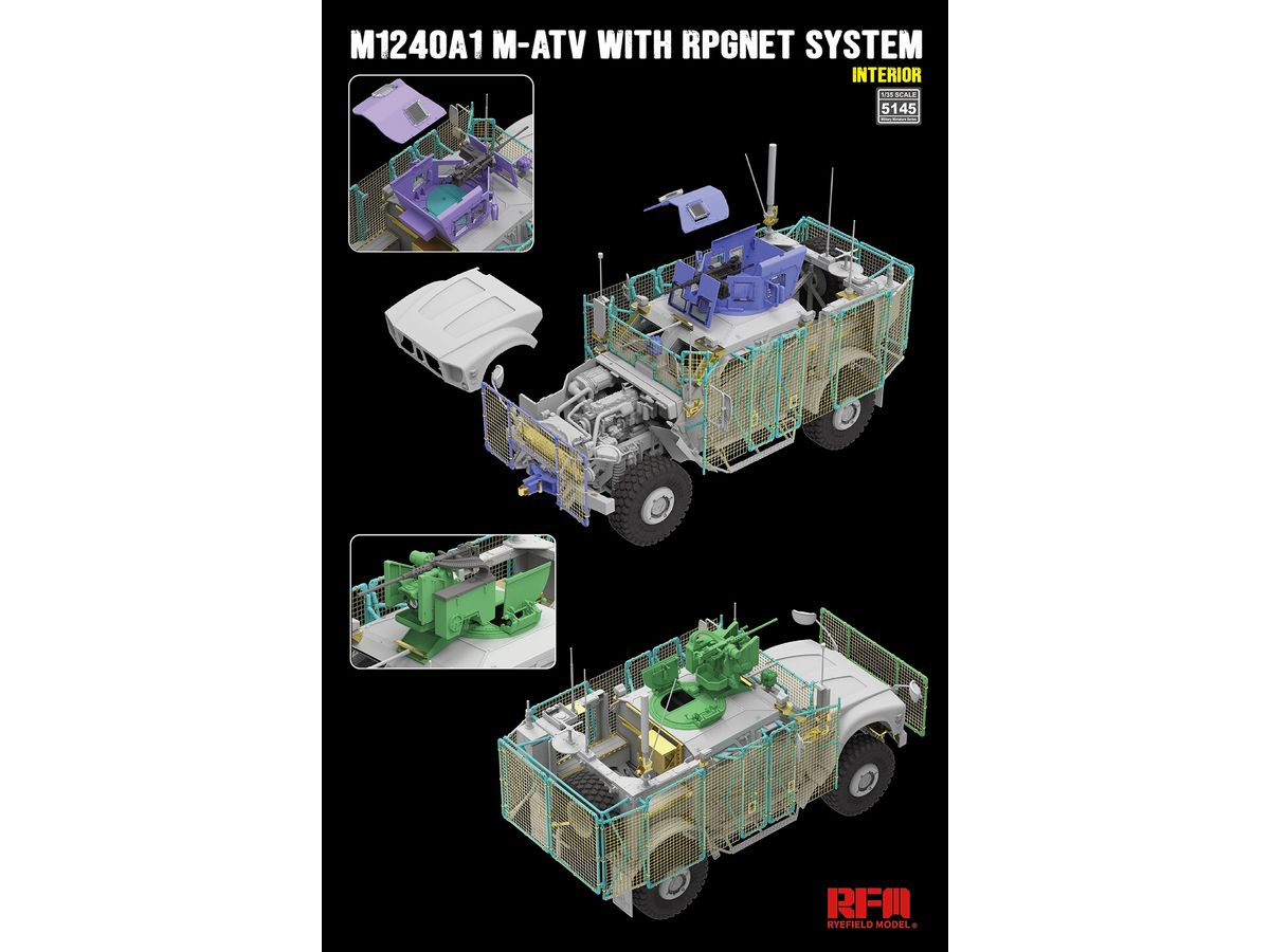 1/35 M1240A1 M-ATV w/RPGNet システム