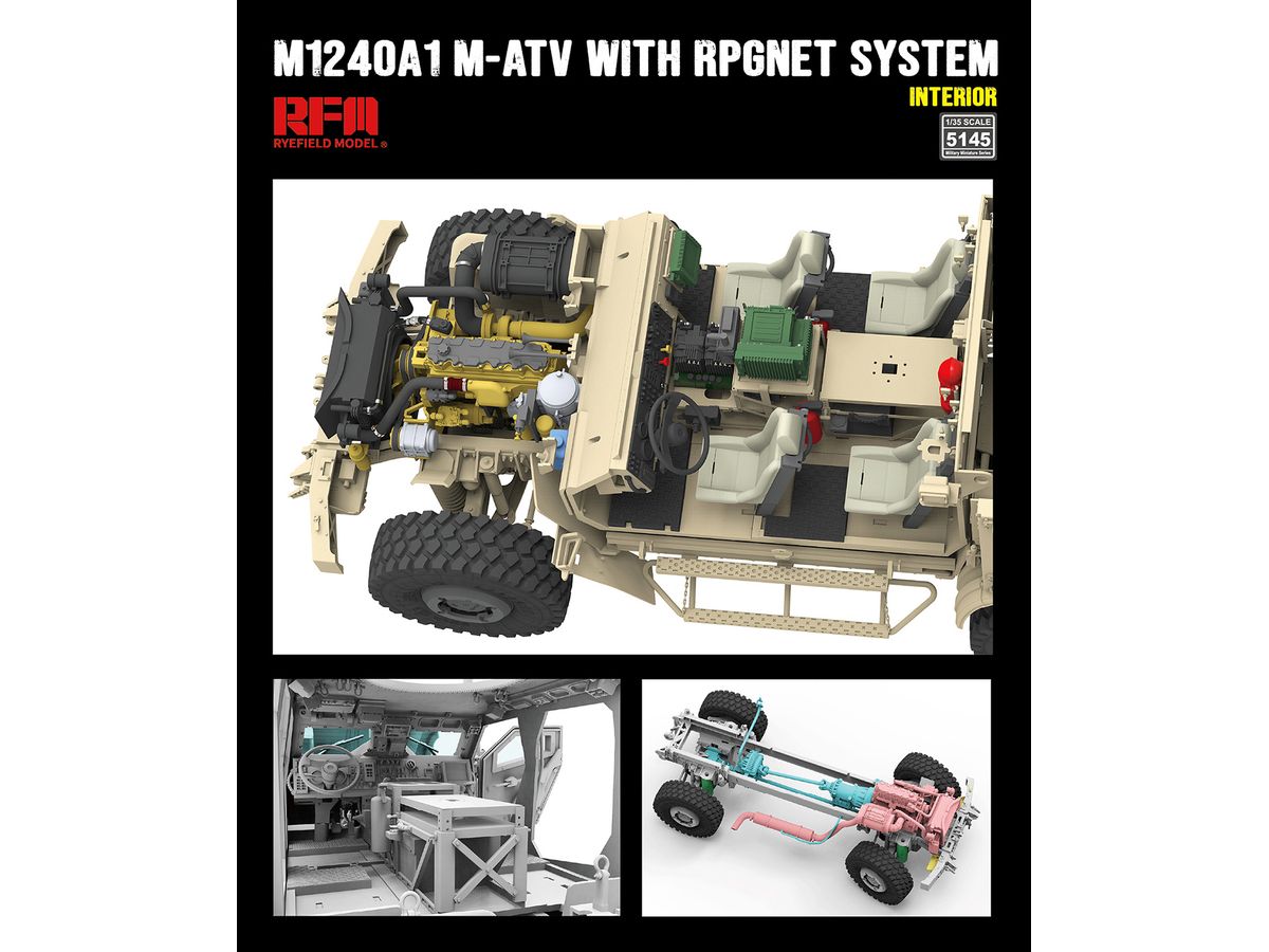 1/35 M1240A1 M-ATV w/RPGNet システム