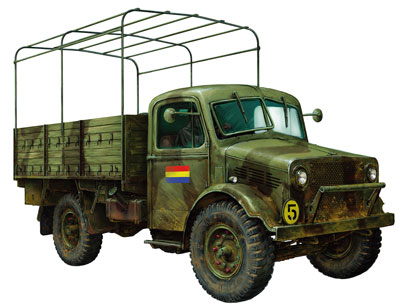 【予約する】　1/35　ベッドフォードGS-OXD　Mk.Iトラック・インテリア付