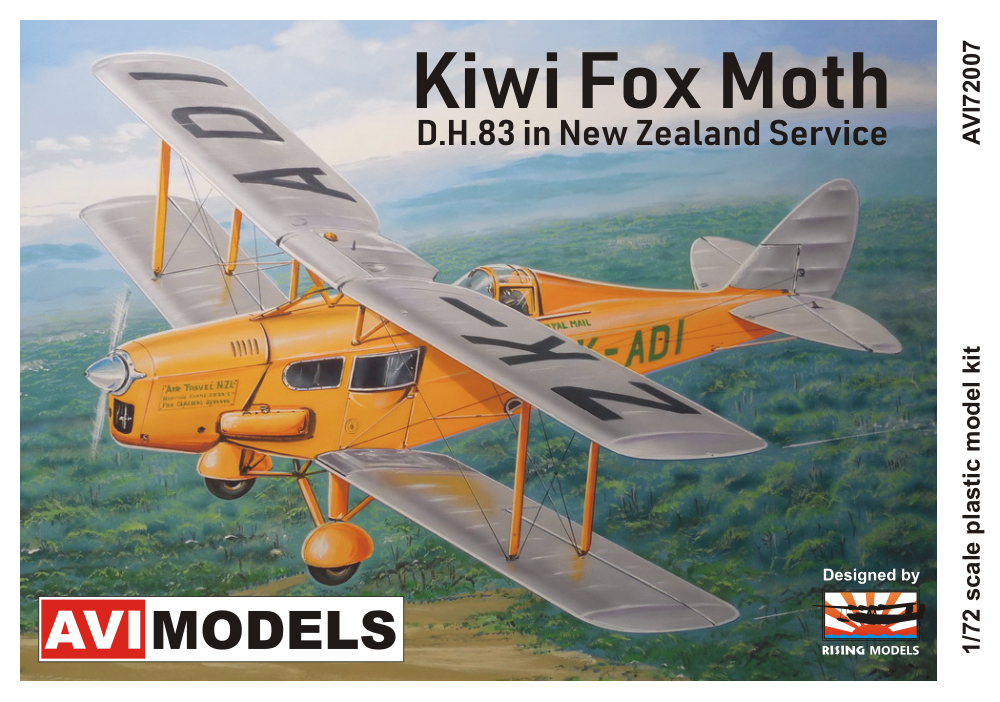 1/72　D.H. 83 Kiwi フォックスモス ニュージーランド