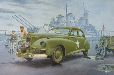 1/35　米・パッカード・クリッパー1941年型・軍用高級乗用車 - ウインドウを閉じる