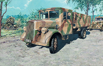 1/72　独・オペルブリッツトラックL701戦時統制キャブタイプ