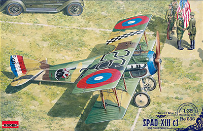 1/32　仏・スパッドXIIIc.1後期型・米エース乗機･複葉戦闘機WW1 - ウインドウを閉じる