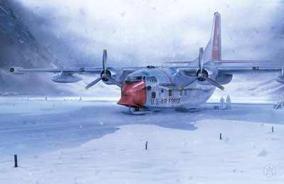 【予約する】　1/72　米フェアチャイルドC-123Jプロバイダー双発輸送機・極地スキー装着