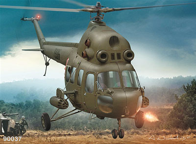 1/48　ミルMi-2ヘリコプター攻撃型タイプ - ウインドウを閉じる