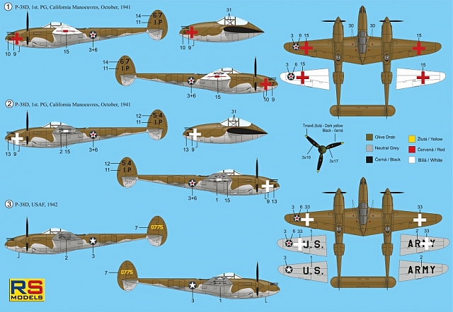 1/72　P-38D ライトニング