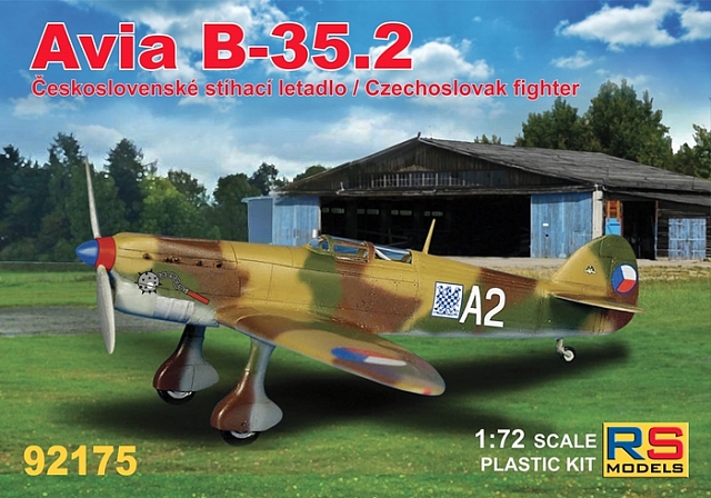 1/72 アヴィアB-35.2　チェコスロバキア空軍戦闘機 - ウインドウを閉じる