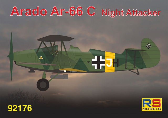 1/72　アラド Ar.66C Night Trainer 夜間練習機 - ウインドウを閉じる