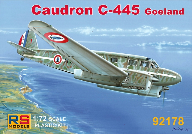 1/72 コードロン C-445 ゴエラン ヴィシー政権フランス、スペイン、ユーゴスラビア - ウインドウを閉じる