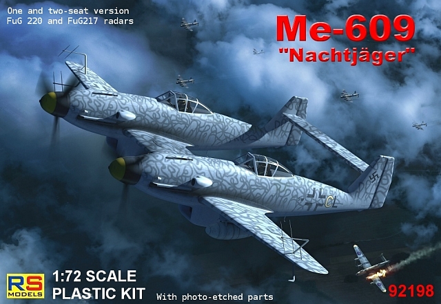 1/72　メッサーシュミット Me-609 ナハトイェガー - ウインドウを閉じる