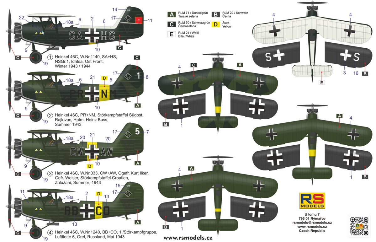 1/72　ハインケル He-46C ドイツ夜間偵察機 - ウインドウを閉じる