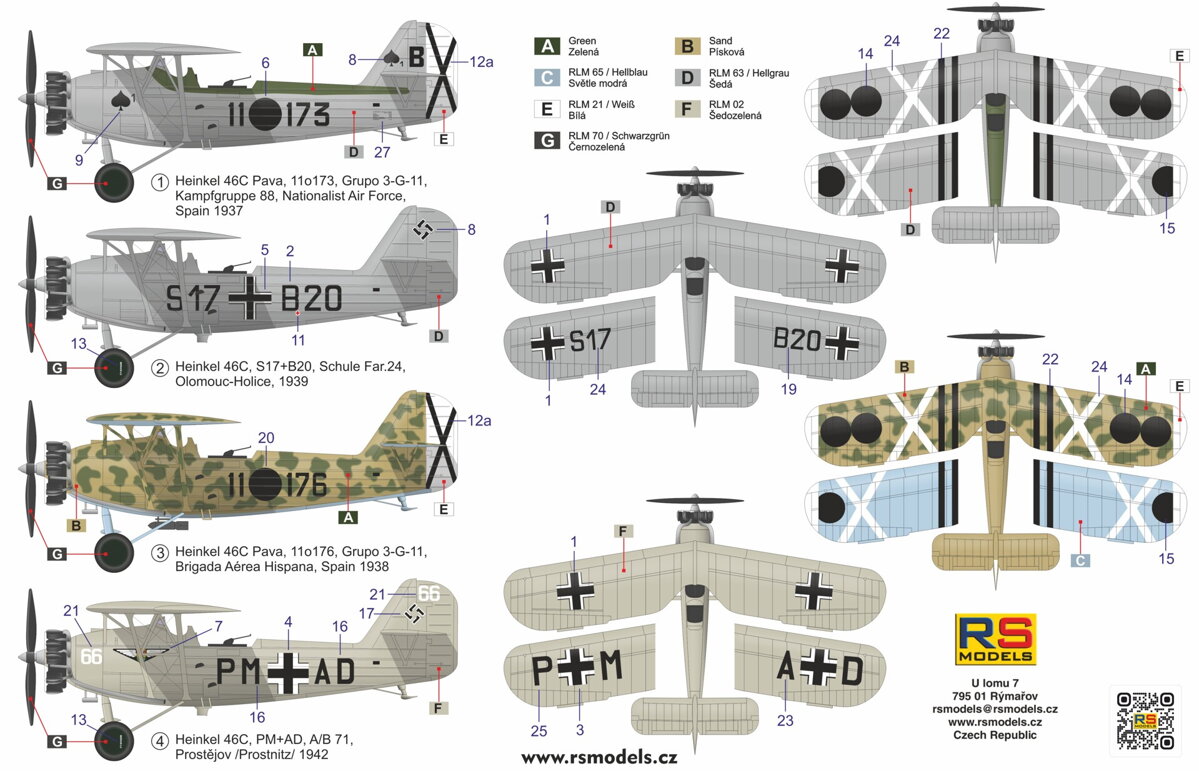 1/72　ハインケル He-46C スペイン戦争