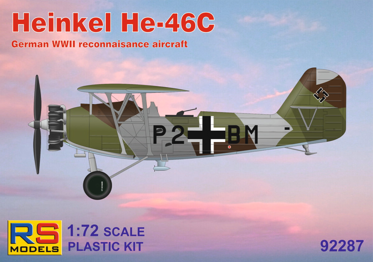 1/72　ハインケル He-46C　ドイツ偵察機 - ウインドウを閉じる