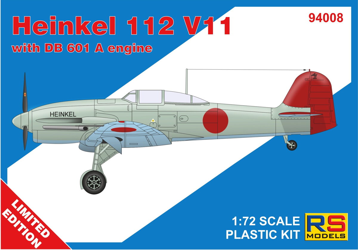 1/72　ハインケル112V11 日本軍練習機