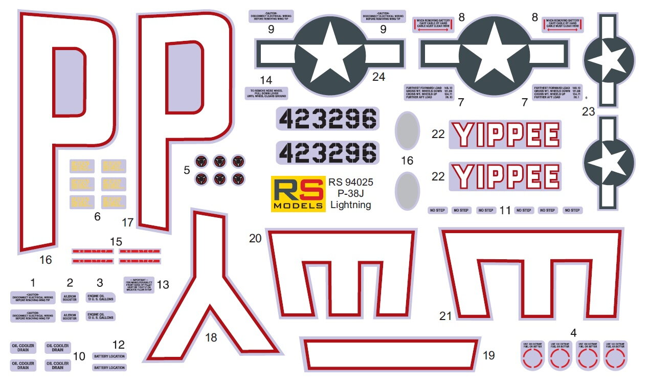 1/72　ロッキード P-38J-20 ライトニング "Yippee" 限定品