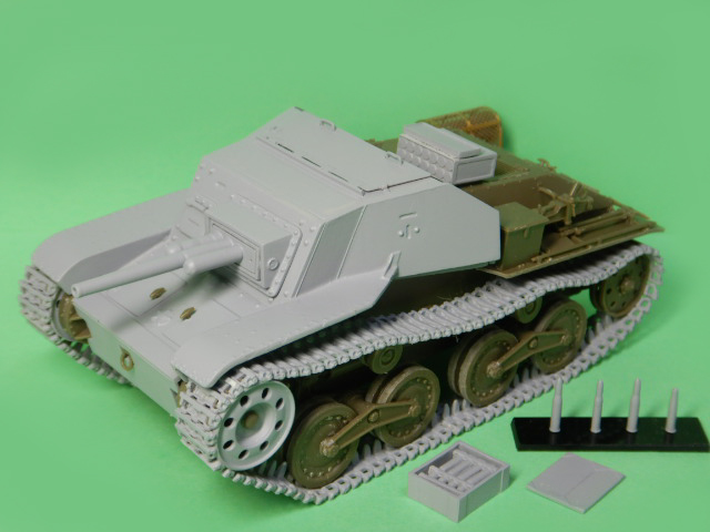 1/35　試製五式四十七粍自走砲(ホル) レジンキャスト改造キット