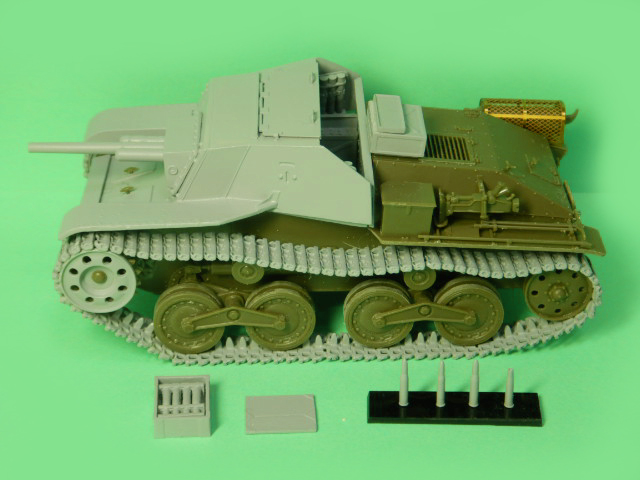 1/35　試製五式四十七粍自走砲(ホル) レジンキャスト改造キット