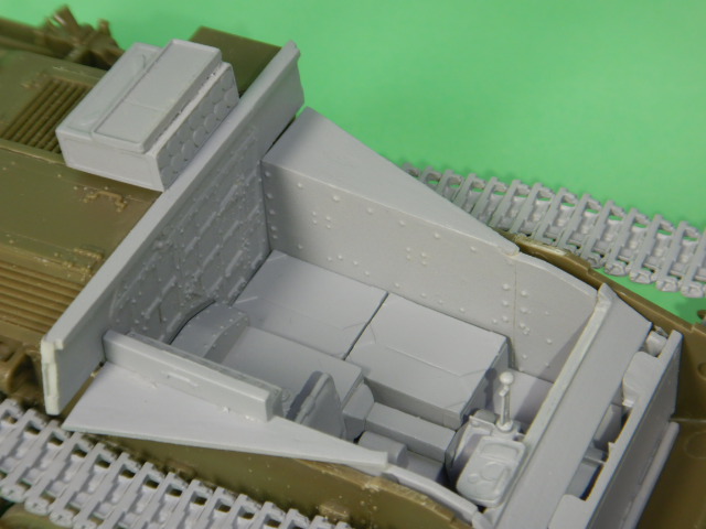 1/35　試製五式四十七粍自走砲(ホル) レジンキャスト改造キット