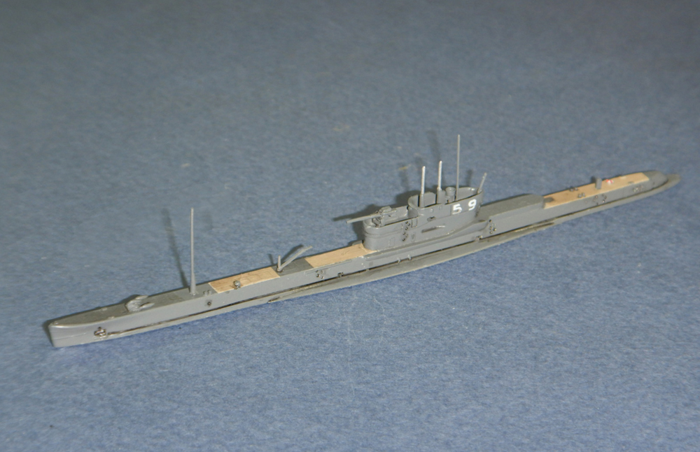 1/700　旧日本海軍二等潜水艦 Ｌ4型 竣工時 呂60 （第59潜水艦）
