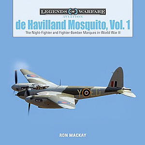 「デ・ハビラント モスキート Vol.1」 WW.IIのモスキート夜間戦闘機型 & 戦闘爆撃機型 資料写真集(ハードカバー)