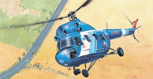 1/48　ミル Mi-2 ヘリコプターポリスタイプ（スナップキット） - ウインドウを閉じる
