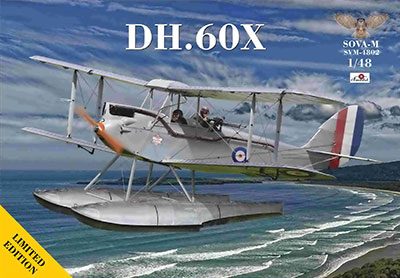 1/48　英・デハビランドDH.60Xモス水上機・ニュージーランド空軍 (SOVA-Mブランド) - ウインドウを閉じる