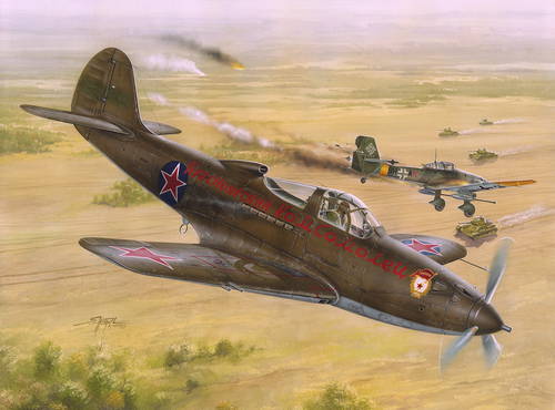 1/32 　 ベルP-39N/Qエアロコブラ・ソ連空軍 - ウインドウを閉じる