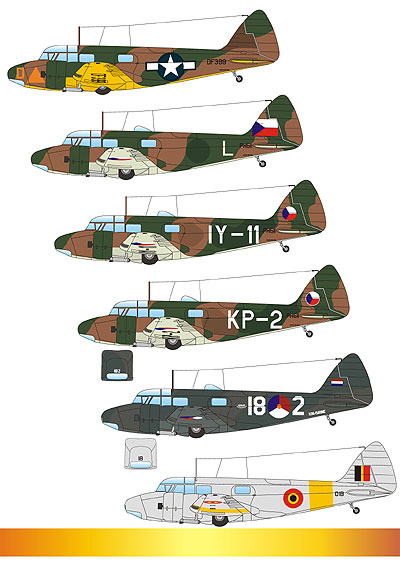 1/48　英・エアスピード・オックスフォードMk.I/II双発練習機・各国軍
