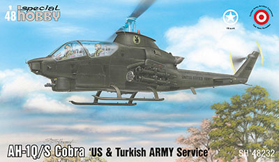 1/48　ベルAH-1Q/Sコブラ攻撃ヘリコプター・米軍&トルコ軍 - ウインドウを閉じる