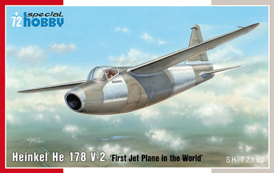 1/72　独・ハインケルHe178V-2試作ジェット実験機改良型