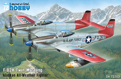 【予約する】　1/72　米・ノースアメリカンF-82Hツインムスタング戦闘機・アラスカ防衛