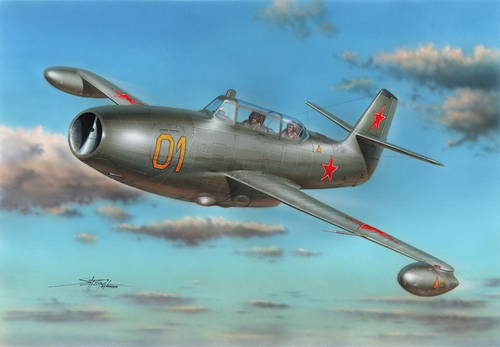 1/72　ヤコブレフ Yak-23 フローラ 複座型 - ウインドウを閉じる