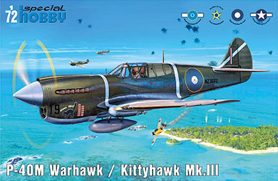 1/72 P-40M ウォーホーク/キティホーク Mk.Ⅲ - ウインドウを閉じる