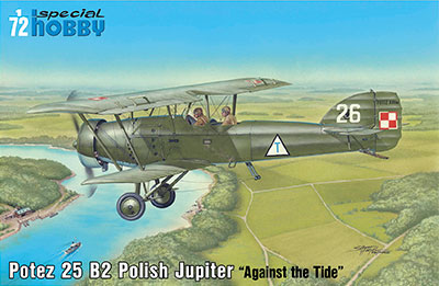 1/72　 ポテーズ25B2多用途複葉機・ポーランド軍仕様 - ウインドウを閉じる