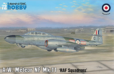 1/72　英・A.W.ミーティアNF Mk.11複座夜間戦闘機・英空軍 - ウインドウを閉じる