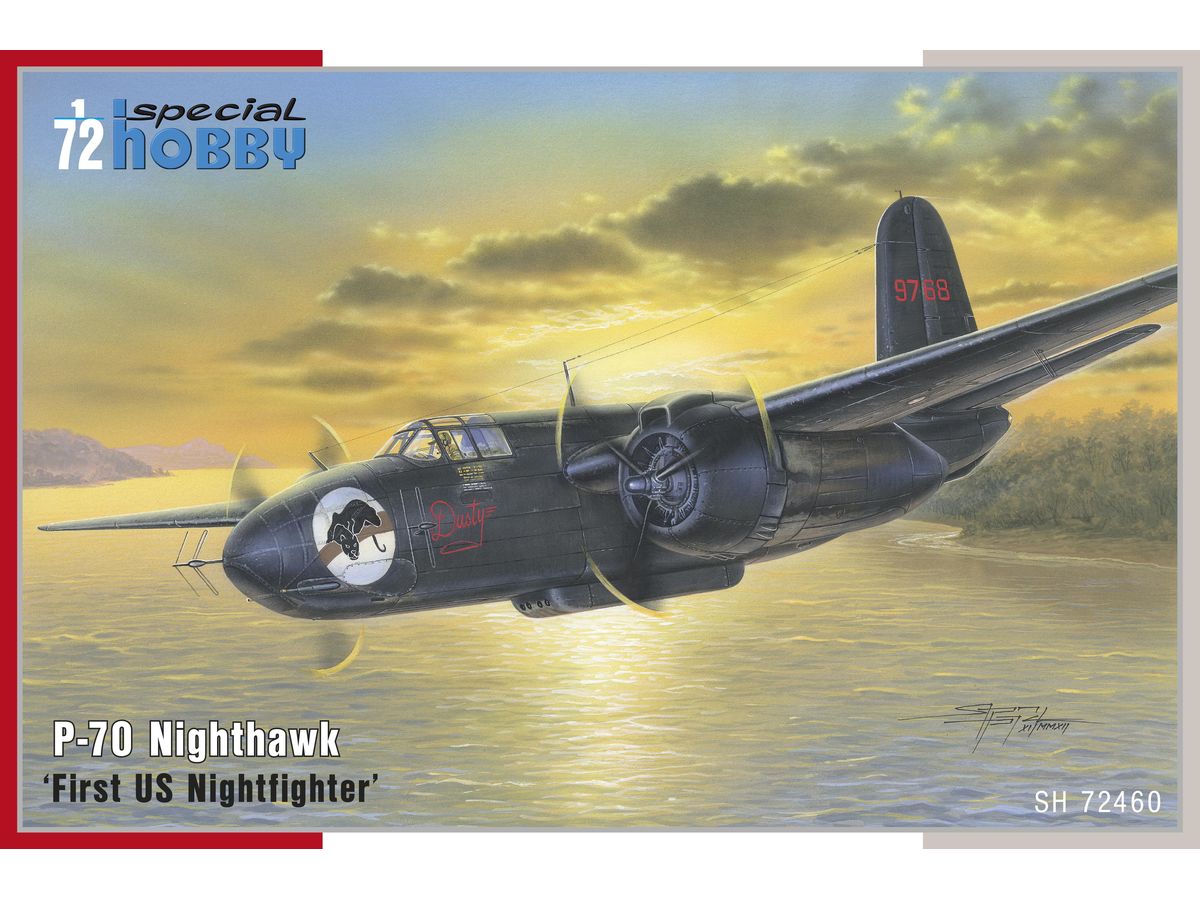 1/72 P-70 ナイトホーク 米軍初夜間戦闘機