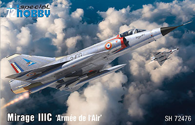 【予約する】　1/72 ミラージュⅢC フランス空軍