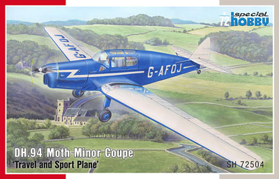 1/72　英・デ・ハビランドDH94モスマイナー単葉旅客スポーツ機