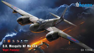 1/72　英・モスキート双発夜間戦闘機・マーク30型型