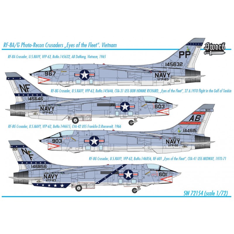 【予約する】　1/72 RF-8A/G フォトクルセーダー "ベトナム"