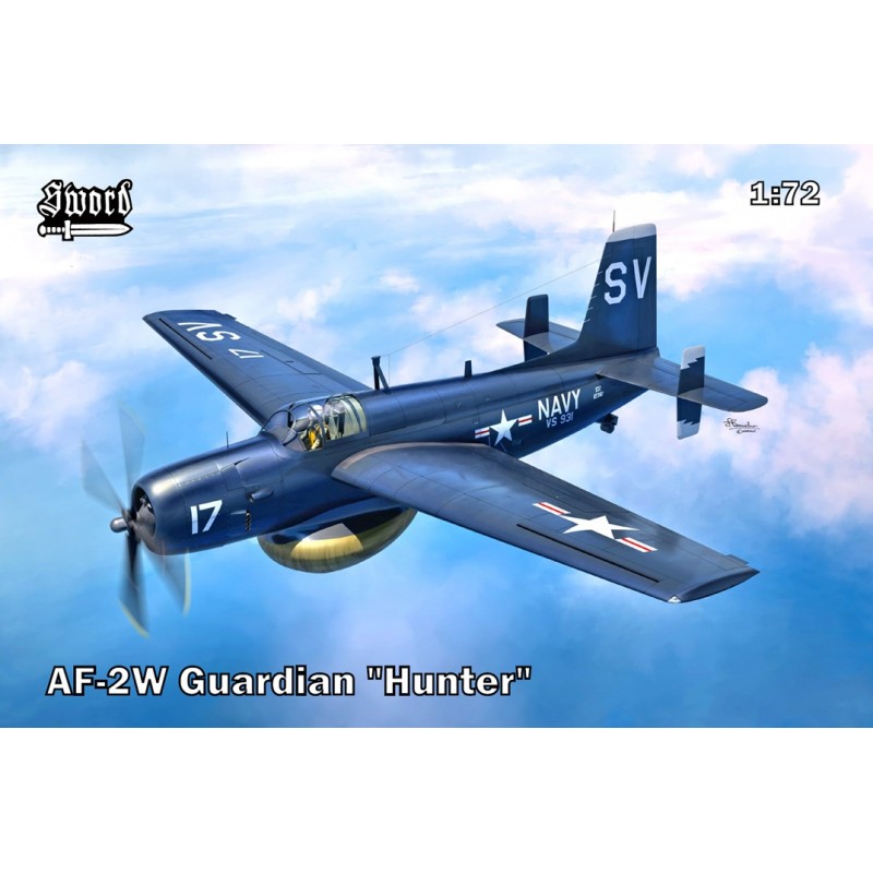 【予約する】　1/72 グラマン AF-2W ガーディアン 対潜哨戒機 "ハンター"